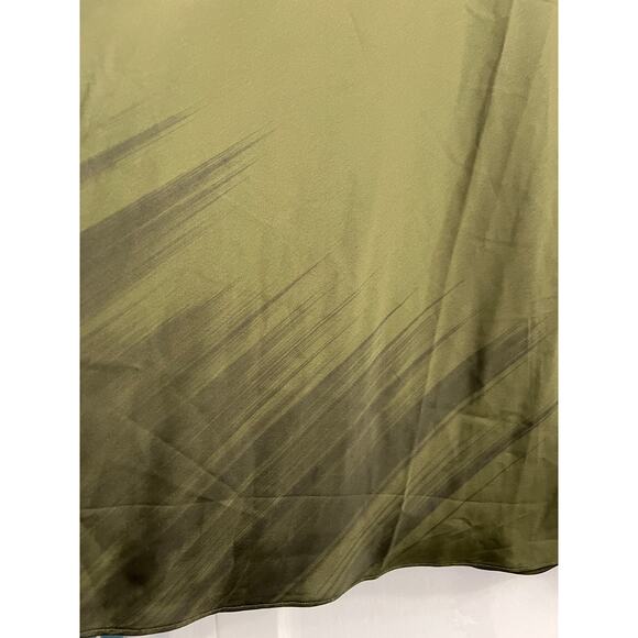 J. Crew Olive Midi Satin Slip Skirt size Small - Picture 5 of 5